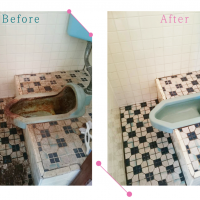 【清掃例】和式トイレ（大分市のハウスクリーニングM&m）