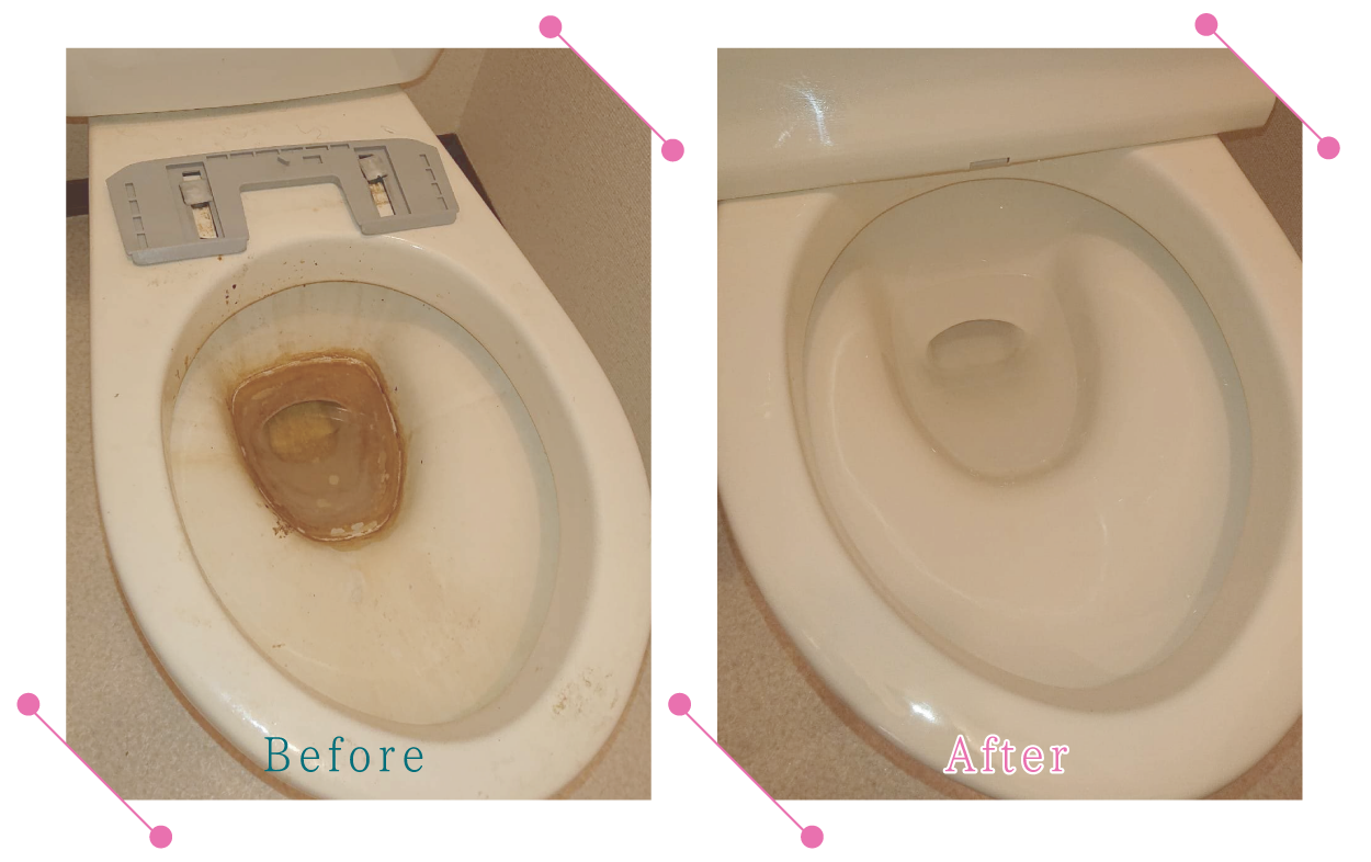【清掃例】トイレ 水洗便器