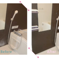 【清掃例】浴室壁面（大分市のハウスクリーニングM&m）