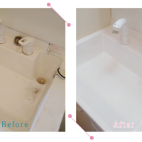 【清掃例】浴室洗面台（大分市のハウスクリーニングM&m）