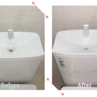 【清掃例】トイレ タンク（大分市のハウスクリーニングM&m）